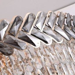 Crystal Pendant Light kultainen kattovalaisin