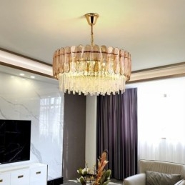 Ylellinen kattovalaisin Crystal Gold kattovalaisin