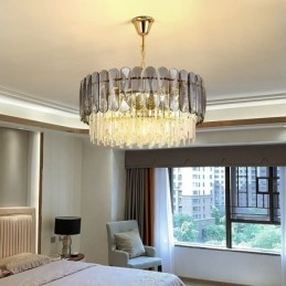 Ylellinen kattovalaisin Crystal Gold kattovalaisin