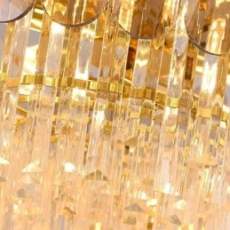 Ylellinen kattovalaisin Crystal Gold kattovalaisin