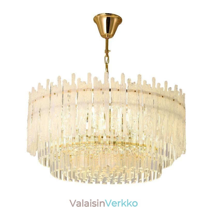 Crystal Pyöreä Coral kattovalaisin riippuvalaisin