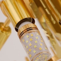 Tyylikäs riippuvalaisin, kristalli pyöreä kattovalaisin