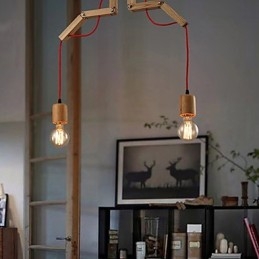 Kattokruunu Mini Style Modern Contemporary Wood Bamboo