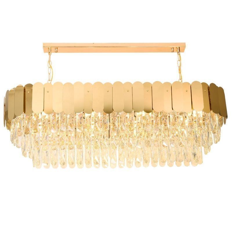 Crystal Pendant Light Ylellinen soikea kattovalaisin