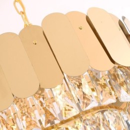 Crystal Pendant Light Ylellinen soikea kattovalaisin