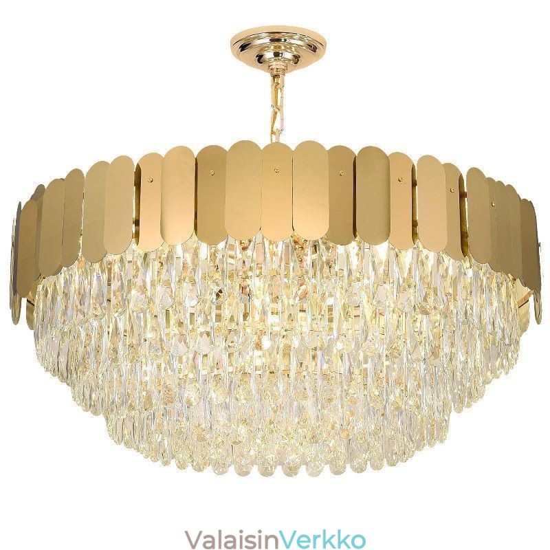 Moderni riippuvalaisin Crystal Pyöreä riippuva kattovalaisin