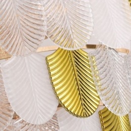 Crystal Elegant Leaf -riippuvalaisin Kattovalaisin
