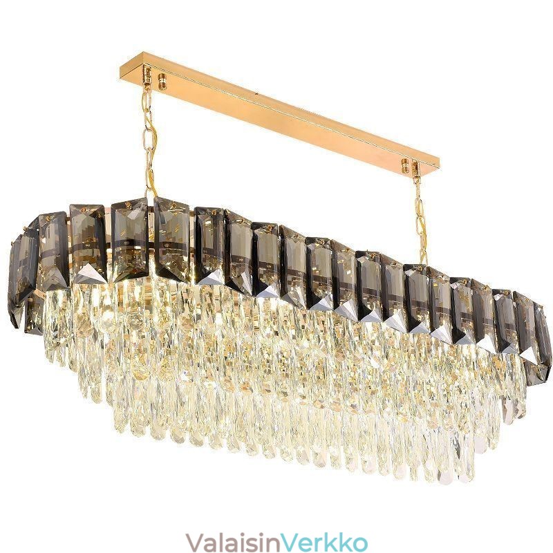 K9 kristalliriippuvalaisin Ylellinen soikea riippuvalaisin