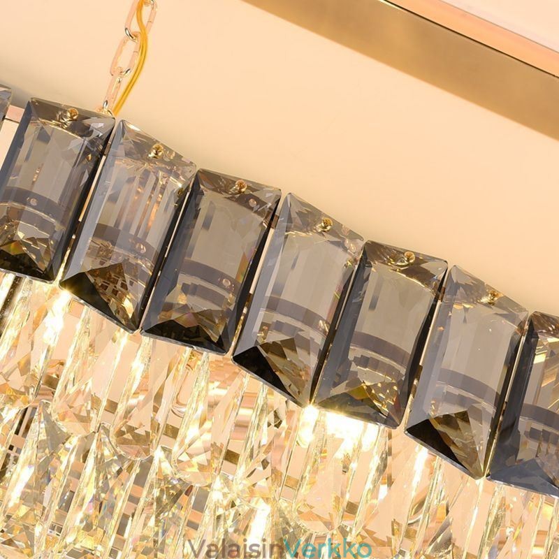 K9 kristalliriippuvalaisin Ylellinen soikea riippuvalaisin