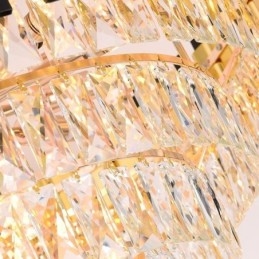 Ylellinen kristalliriippuvalaisin pyöreä kattovalaistus