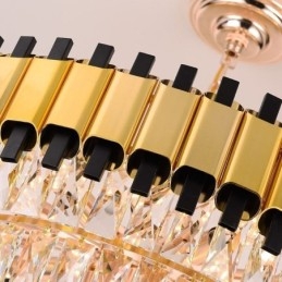 Ylellinen kristalliriippuvalaisin pyöreä kattovalaistus