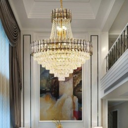 Moderni kultainen kristalliriippuvalaisin riippuvalaisin
