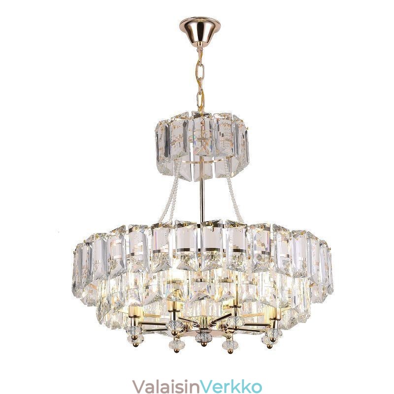 Valkoinen kristalliriippuvalaisin Moderni kattovalaisimet riippuvalaisimet