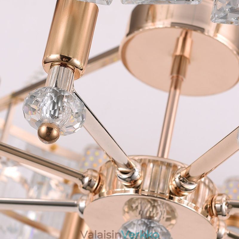 Valkoinen kristalliriippuvalaisin Moderni kattovalaisimet riippuvalaisimet