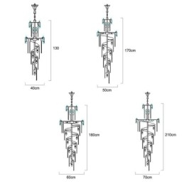 Kristalliriippuvalaisin Moderni upea K9-kattovalaisin