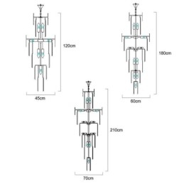 Eurooppalainen riippuvalaisin Moderni upea K9 kattovalaisin