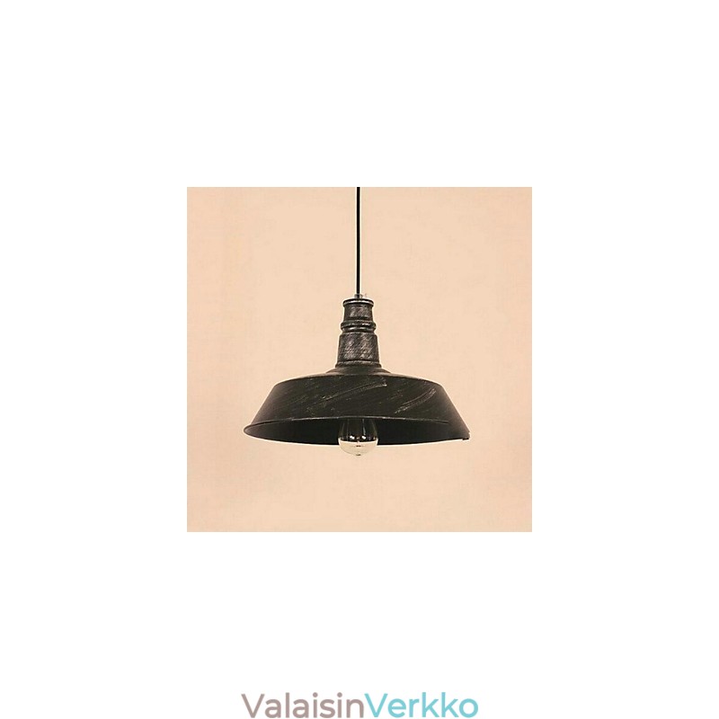 Moderni riippuvalaisin pyöreässä lampunvarjostimessa