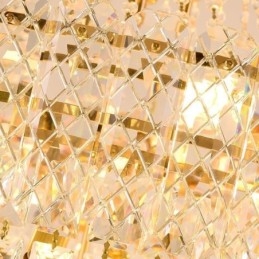 Moderni tyylikäs kristalliriippuvalaisin kartiomainen kattovalaisin