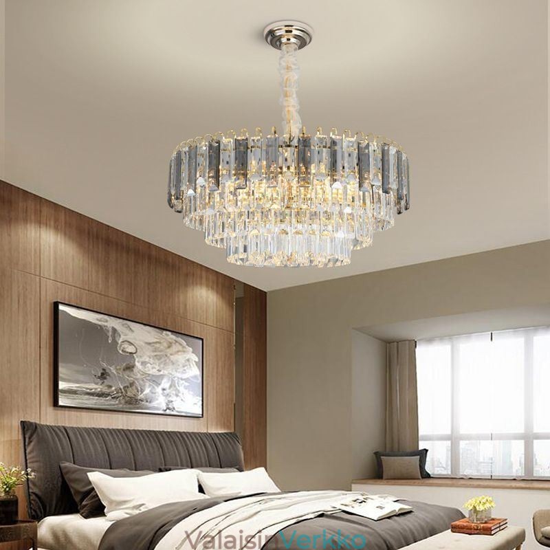 Kristalliriippuvalaisin Ylellinen kattovalaistus 12 16 valoa