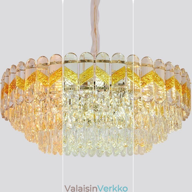 Ylellinen kattovalaisin kristallikatottovalaisin 9 12 16 valot