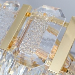 Kristalliriippuvainen pyöreä kattovalaisin