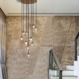 Mordern Crystal -jalkapallopallon muotoiset kattovalaisimet