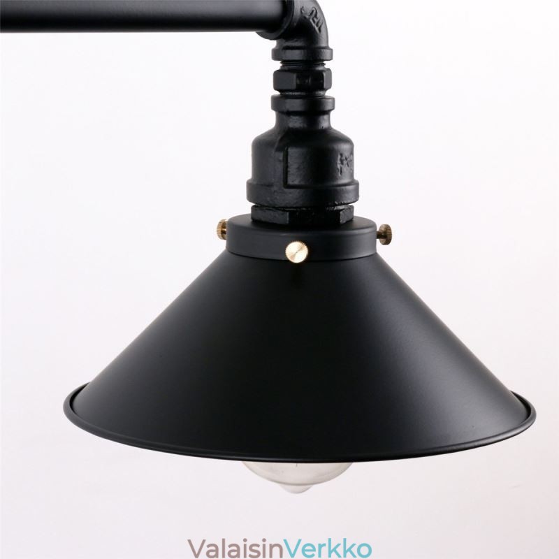 3 Kevyt Retro Industrial Vintage Water Pipe Riipus Valokruunu Country Rustic Style