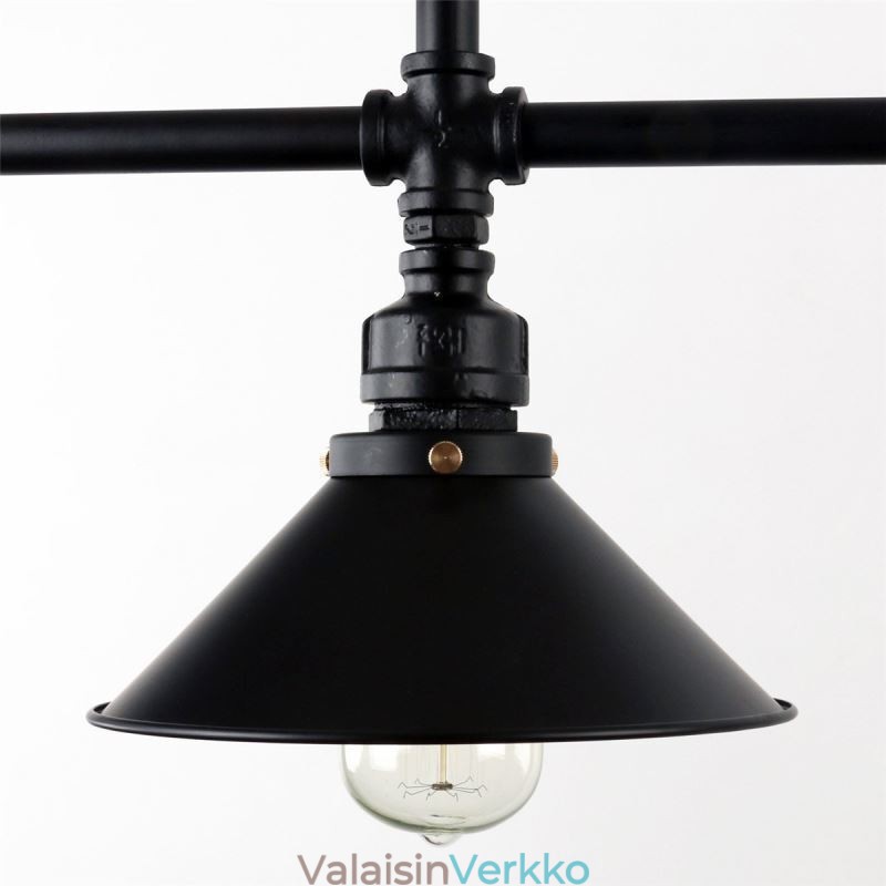 3 Kevyt Retro Industrial Vintage Water Pipe Riipus Valokruunu Country Rustic Style