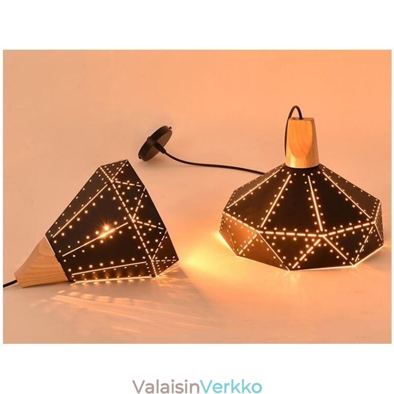 Teollinen retro Vintage riippuva kevyt ontto lampunvarjostin