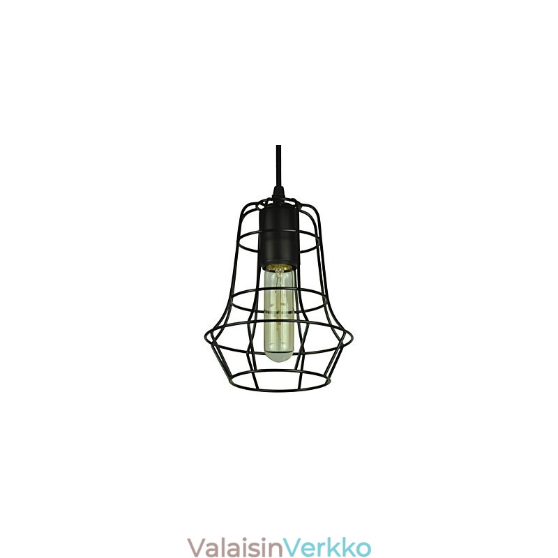 Tyylikäs Europe Style vintage kattokruunu mustalle riippuvalaisimelle