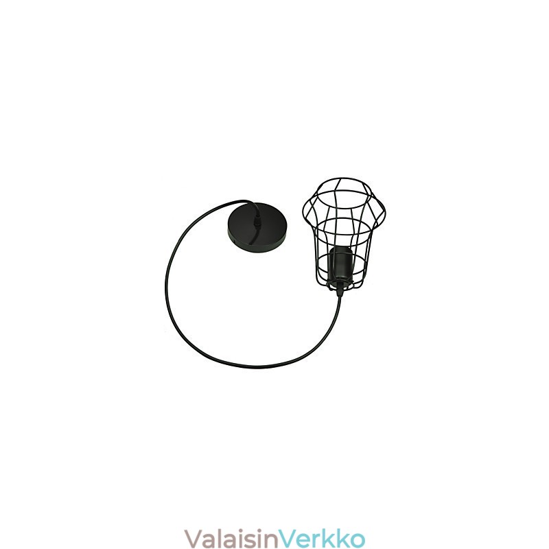 Tyylikäs Europe Style vintage kattokruunu mustalle riippuvalaisimelle