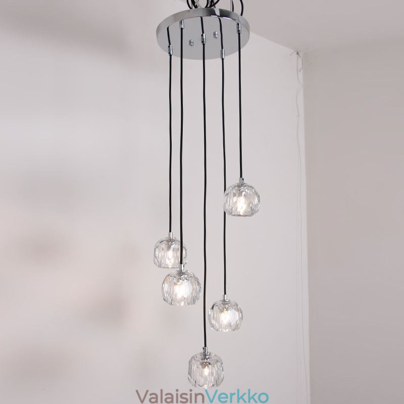Mordern Crystal -jalkapallopallon muotoiset kattovalaisimet