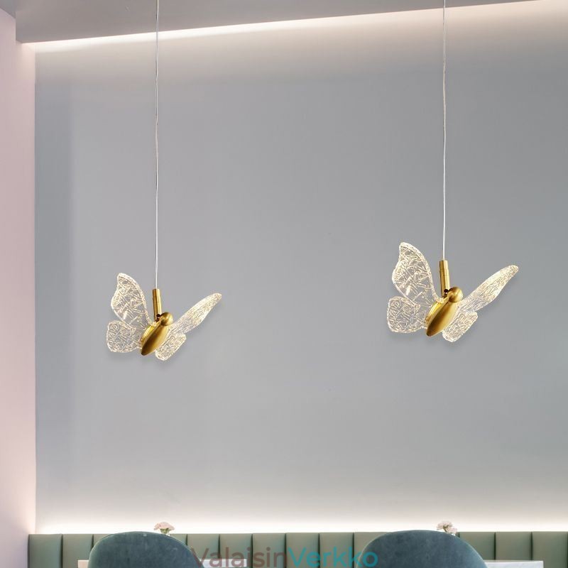 Riippuvalaisin Akryyli Butterfly kattovalaisin