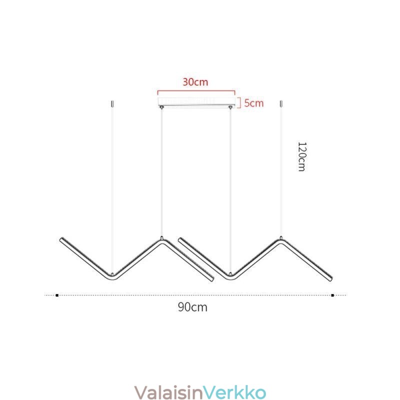 Riippuvalaisin Minimalistinen koristeellinen valaisin
