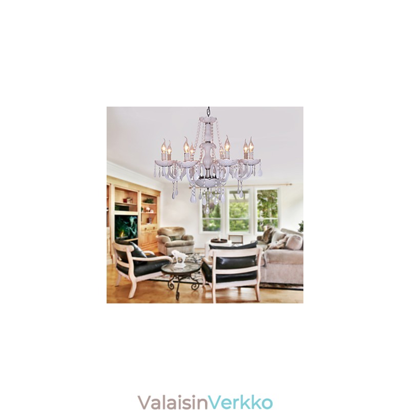 Rustic Lodge Crystal Galvanoitu kristallikruunu