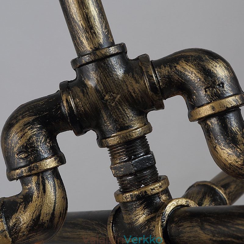 6 Kevyt Retro Industrial Vintage Water Pipe Riipus Valokruunu Country Rustic Style