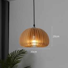 Retro-tyylinen riippuvalaisin Basswood Pumpkin -riippuvalaisin