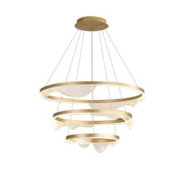 Riippuvalaisin Golden Wave Ripple riippuvalaisin 3 Light