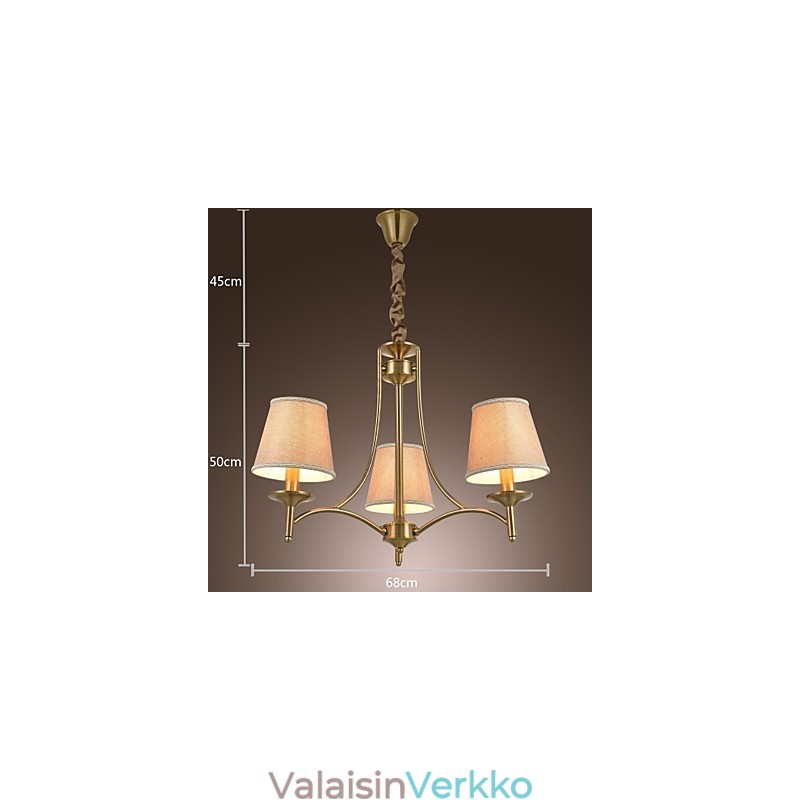 Moderni nykyaikainen perinteinen klassinen maalaismainen Lodge Vintage Island Brass Metal Kattokruunu Dining
