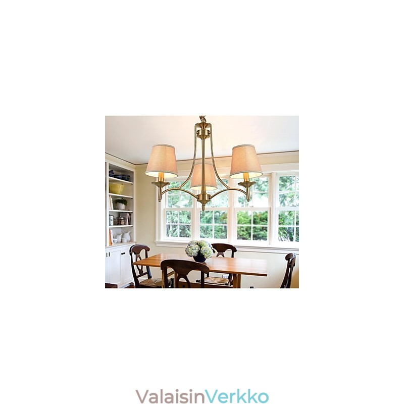 Moderni nykyaikainen perinteinen klassinen maalaismainen Lodge Vintage Island Brass Metal Kattokruunu Dining