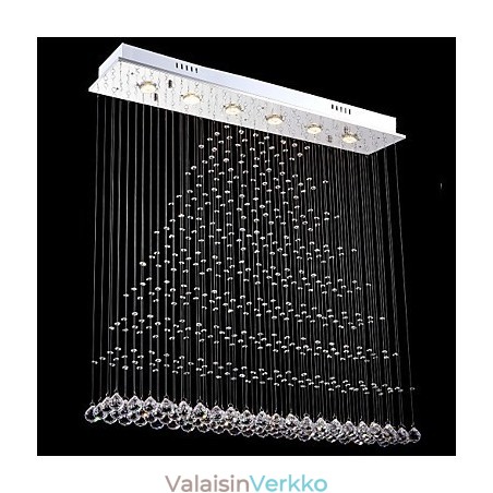 Suorakaide Crystal Pendant Valo Kattokruunu Valaisimet Valaisimet Fixtures Suorakaide Crystal Pendant Valo Kattokruunu Valaisimet Valaisimet Fixtures