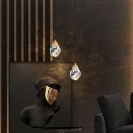 Mini Simple Crystal Ball Light riippuvalaisin kattovalaisin