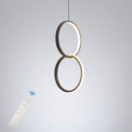 Mimimalist Double Ring -riippuvalaisin