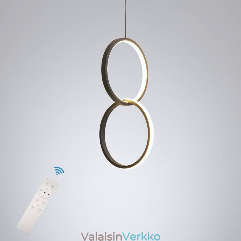 Mimimalist Double Ring -riippuvalaisin