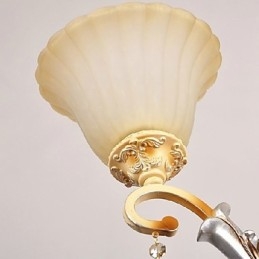 Perinteinen klassinen kristallimaalaus kattokruunu