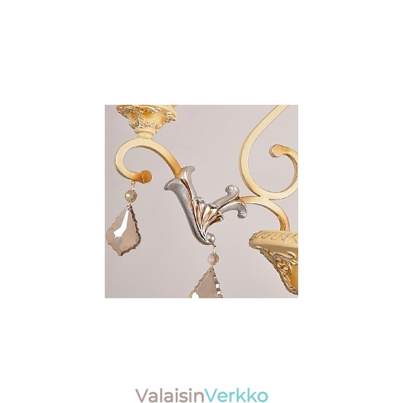 Perinteinen klassinen kristallimaalaus kattokruunu