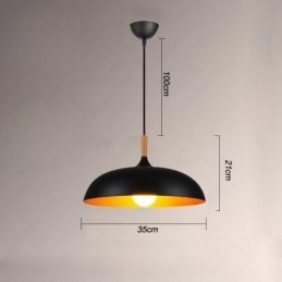 Moderni Riippuvalaisin Minimalistinen Koristevalaisin Musta Valkoinen