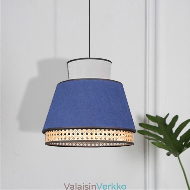 1 Kevyt mekko Lampunvarjostin Riippuvalaisin Bambu Weave Valaistus