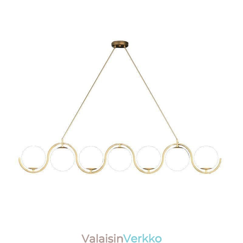 Moderni Glass Globe -riippuvalaisin Minimalistinen valaisin