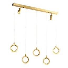 Riippuvalaisin akryylirengasvalaisin kohdevalolla